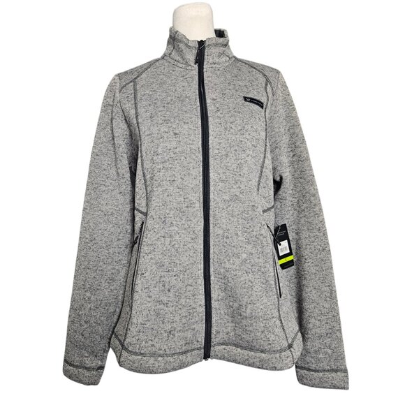 NWT Vortex Optics Anchor Point Fleece Full Zip Women's Jacket SZ Small Gray Warm - Picture 6 of 16
